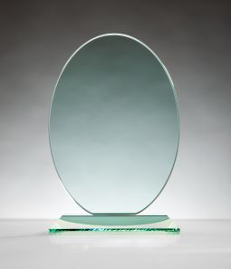 Vertical Oval 5"h x 1/2"t